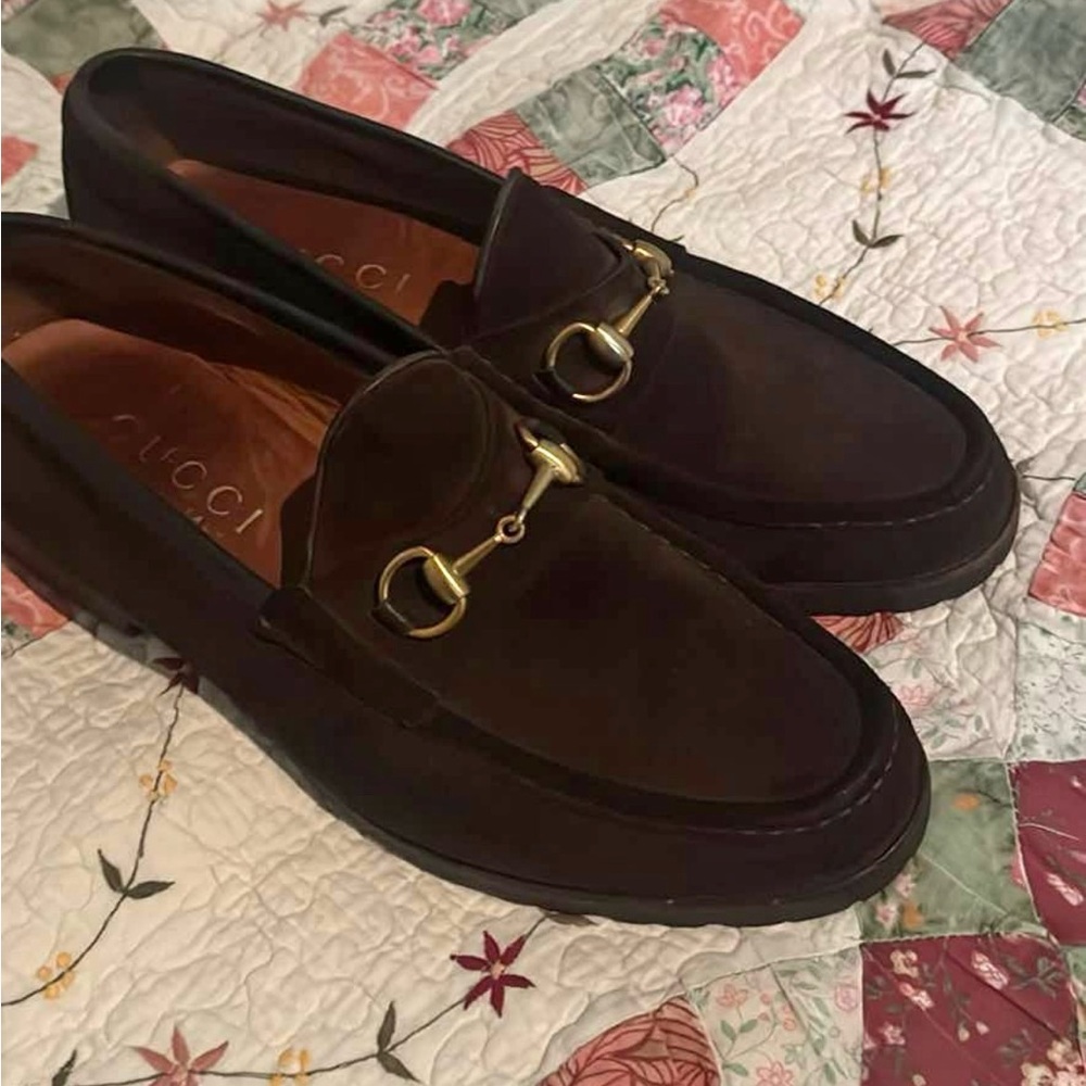 Gucci Men's Dark Brown Slip-On Loafers (Tom Ford Era)